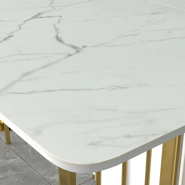 Modern Folding White Dining Table 63