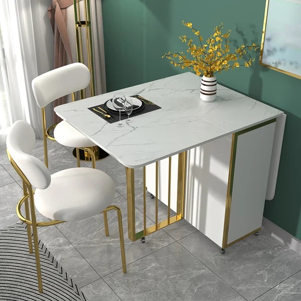Modern Folding White Dining Table 63