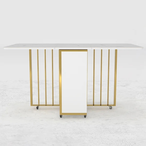 Modern Folding White Dining Table 63
