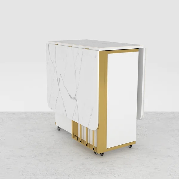 Modern Folding White Dining Table 63