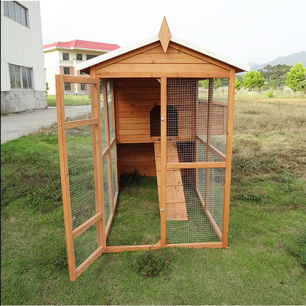 【Pet】【BS】Large Size Fir Wooden Waterproof Roof Green Chicken Coops