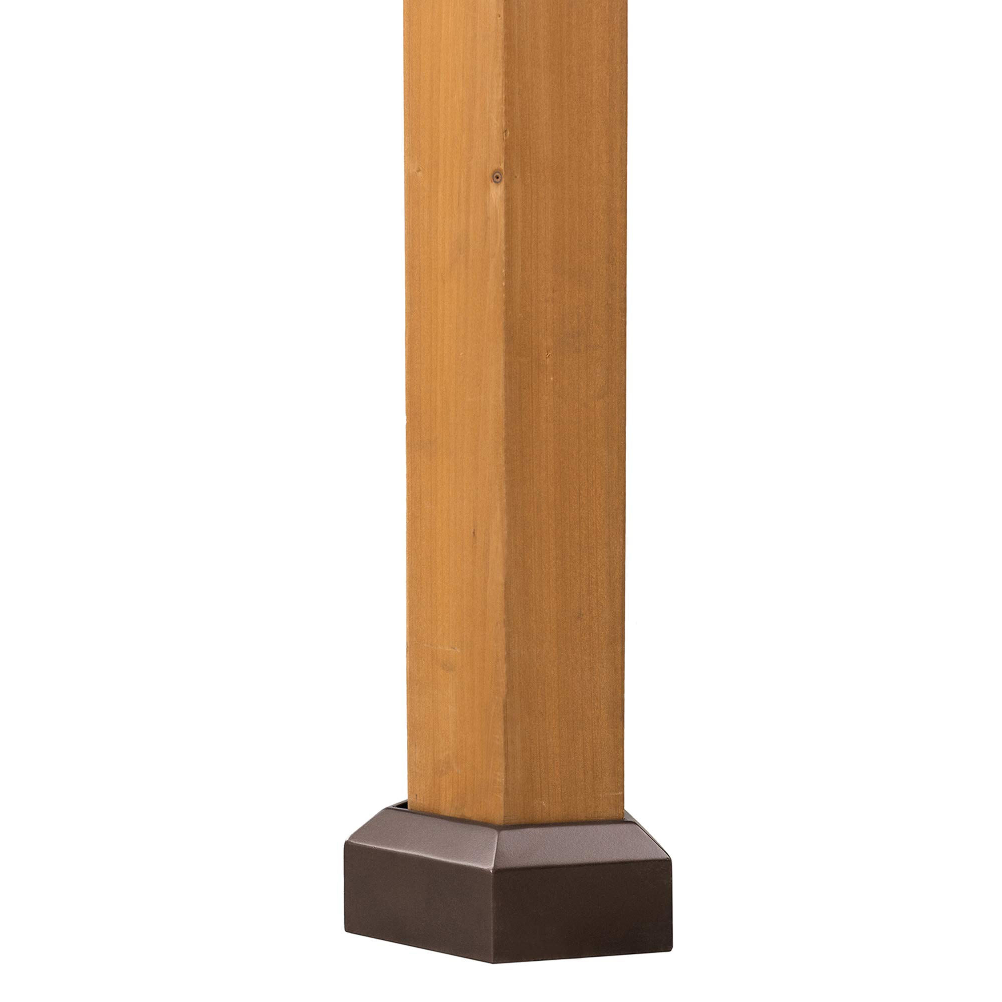 【Gazebo】13x13 Cedar Framed Octagon Wood Gazebo with Brown Double Tiered Steel Hardtop Roof & Ceiling Hook