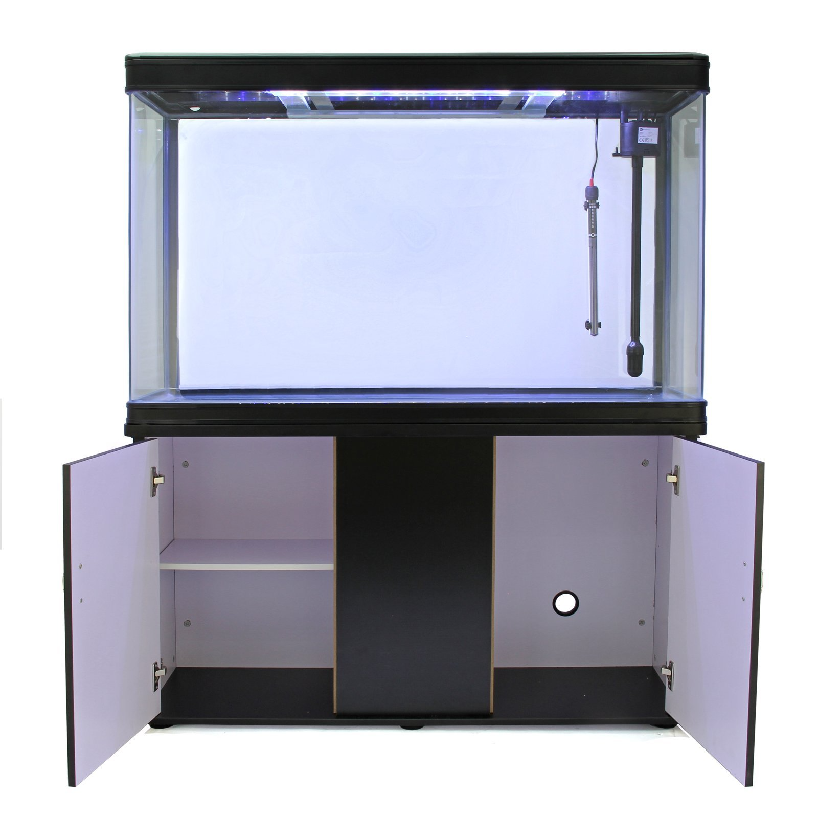 【Pet】【BS】Large Fish Tank Aquarium 4ft 300L Marine Tropical Salt Water Freshwater & Complete Starter Kit